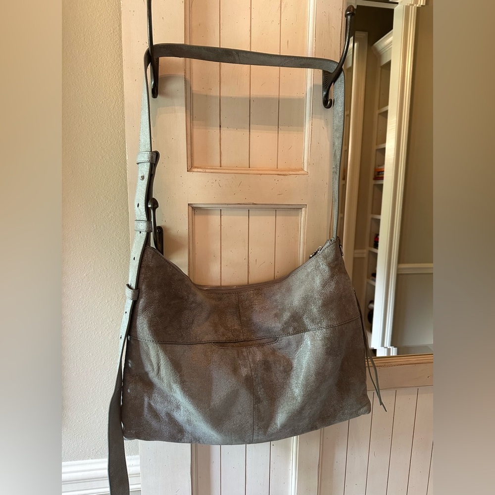 HOBO Paulette Pewter Crossbody Bag